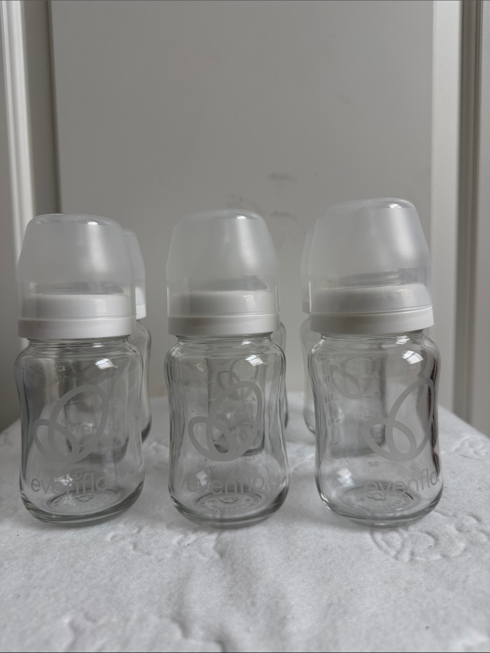 Evenflo Glass Bottles 6oz pack of 6